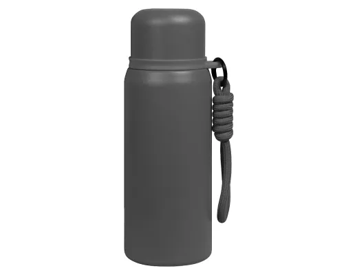 Термос вакуумный стальной La Vie с ремувкой  двухстеночный 500 мл матовый в подарочной упаковке, темно-серый