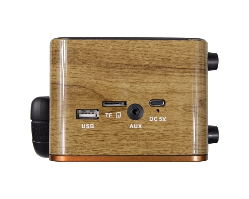 Ретро радио в стиле радиолы, диапазон частот  AM FM SW, USB, Bluetooth, Heritage Timeless, цвет светло-коричневый