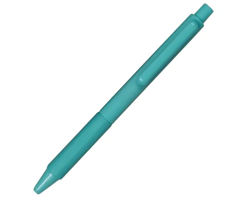 Ручка шариковая Flora Color с полугелиевым стержнем, бирюзовая
