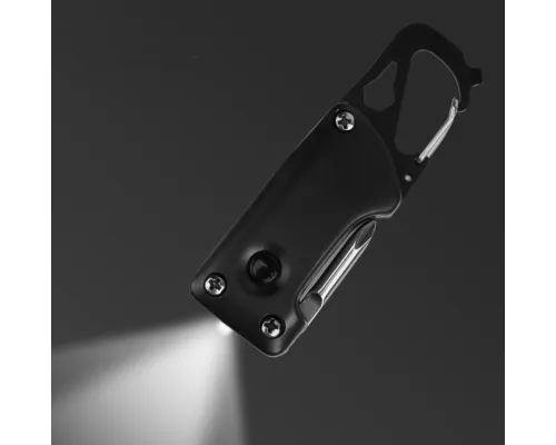 Брелок-карабин/мультитул Tools Module, мультифункциональный, 4 в 1, черный
