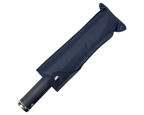 Зонт складной автоматический, Forest Lotus Flashlight, диаметр 100 см, радиус 23 дюйма, 9 панелей, в подарочной коробке, темно-синий