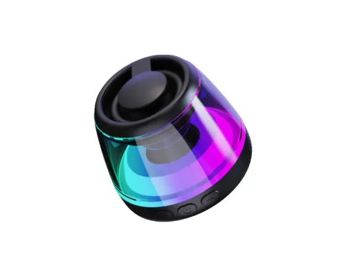 Колонка беспроводная MyTone Light  Magnet Sound, со светомузыкой, черная