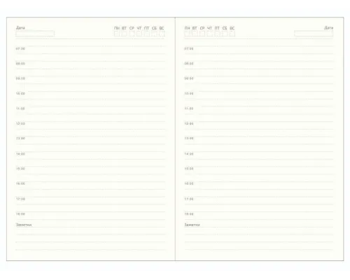Ежедневник Flexy Cambric А5, синий, недатированный, в гибкой обложке Ежедневник Flexy Cambric А5, синий, недатированный, в гибкой обложке