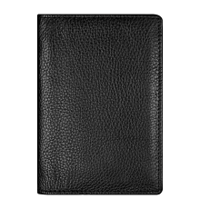 Обложка для паспорта Leather Trend  из нат. кожи, черный