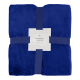 Плед мягкий флисовый Super Soft Comfort Travel, 125*170 см, синий 654С