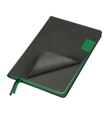 Ежедневник Flexy Freedom Latte А5, серый/зеленый, недатированный, в гибкой обложке