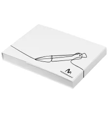 Коробка для ручек Solution белая, с кремовым ложементом, размер 20,5*16*2 см