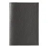Обложка для автодокументов Leather Sky Flotter Sun из натуральной кожи, темно-серая