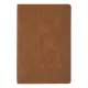 Ежедневник Flexy Ausone A5, коричневый, недатированный, в гибкой обложке