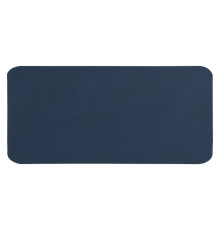 Шеврон Rectangle Latte Soft touch размер 60*30 мм, темно-синий, со скругленными углами