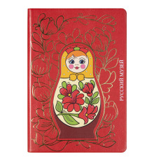 Ежедневник Flexy Buffalo Print Sample А5, красный, недатированный, в гибкой обложке