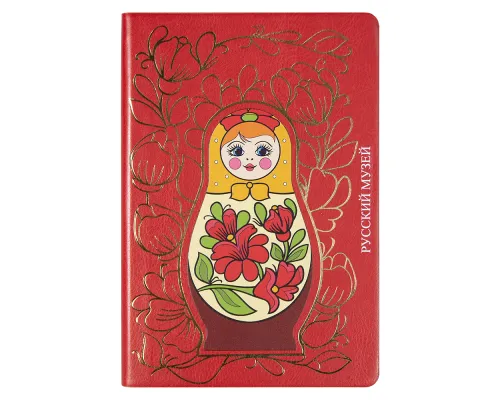 Ежедневник Flexy Buffalo Print Sample А5, красный, недатированный, в гибкой обложке