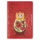 Ежедневник Flexy Buffalo Print Sample А5, красный, недатированный, в гибкой обложке