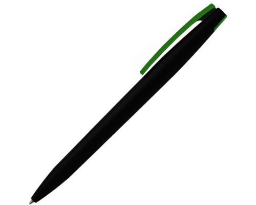 Ручка шариковая, пластиковая софт-тач, Zorro Color Mix, черная/зеленая 348 Ручка шариковая, пластиковая софт-тач, Zorro Color Mix, черная/зеленая 348