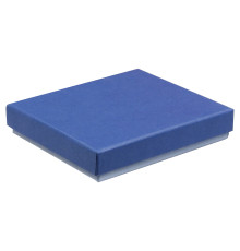 Коробка подарочная Solution, синяя, размер 11*10*2,4 см