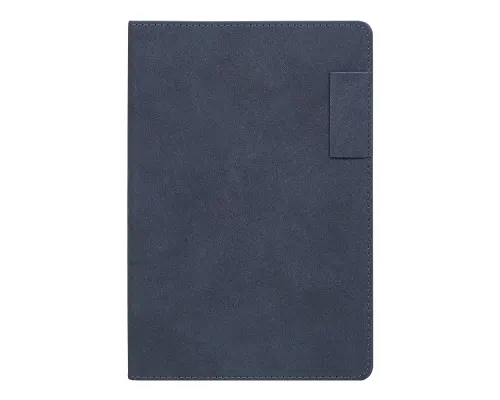 Ежедневник Flexy Tenero Suede Print Sample A5, синий, недатированный, в гибкой обложке с петлей для ручки Ежедневник Flexy Tenero Suede Print Sample A5, синий, недатированный, в гибкой обложке с петлей для ручки