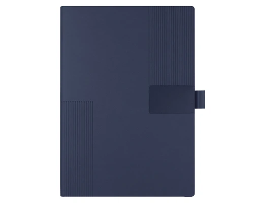 Набор подарочный Solution Blueprint Duo (блокнот, ручка) в крафтовой коробке, темно-синий