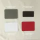 Шеврон Rectangle Latte Soft touch размер 50*70 мм, красный, со скругленными углами