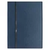 Ежедневник Alfa Bird Petrus A5, темно-синий, недатированный, в твердой обложке с металлическим элементом