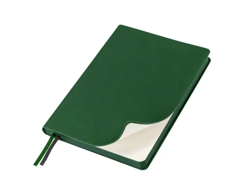Ежедневник Flexy Soft Touch Latte А5, зеленый, недатированный, в гибкой обложке