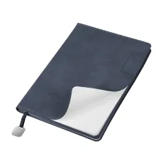 Ежедневник Flexy Tenero Suede A5, синий, недатированный, в гибкой обложке с петлей для ручки