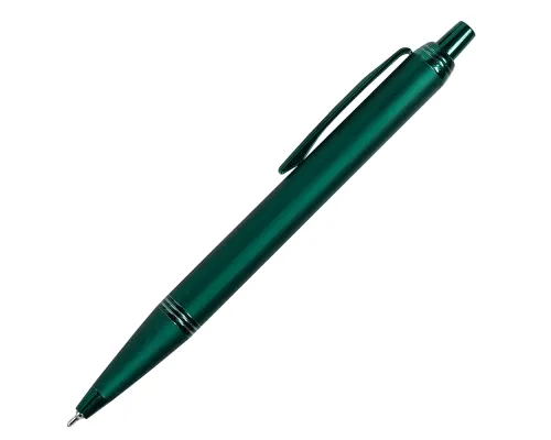 Ручка шариковая Moonlight Soft touch Mirror Silver Requis алюминиевая, зеленая