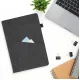 Ежедневник Smart Geneva Nuba А5, темно-серый, недатированный, в твердой обложке с поролоном