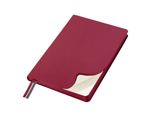 Ежедневник Flexy Velours de soie  А5, бордовый, недатированный, в гибкой обложке