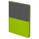 Ежедневник Flexy Smart Harbor Nuba Billy А5, темно-серый/салатовый, недатированный, в гибкой обложке