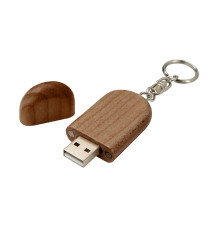 Флеш накопитель USB 2.0 Maple 32GB, орех, коричневый/коричневый