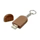 Флеш накопитель USB 2.0 Maple 32GB, орех, коричневый/коричневый