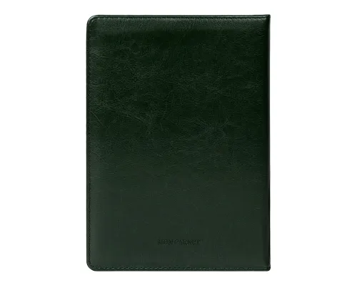 Ежедневник City Nebraska Tennessee A5, недатированный, зеленый с золотистым