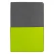 Ежедневник Flexy Smart Harbor Nuba Billy А5, темно-серый/салатовый, недатированный, в гибкой обложке
