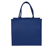 Сумка из джута Caravan Jute, размер 36*40*21 см, темно-синяя