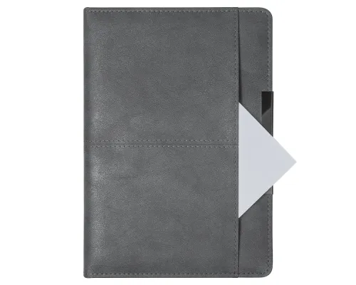 Ежедневник Smart Vegas Nottingham A5, темно-серый, недатированный, в твердой обложке с поролоном