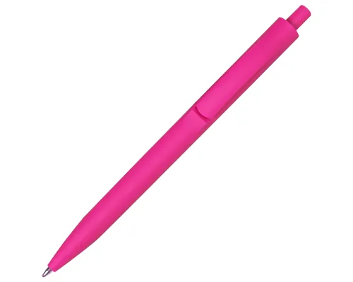 Ручка шариковая IGLA SOFT, пластиковая, софт-тач, розова