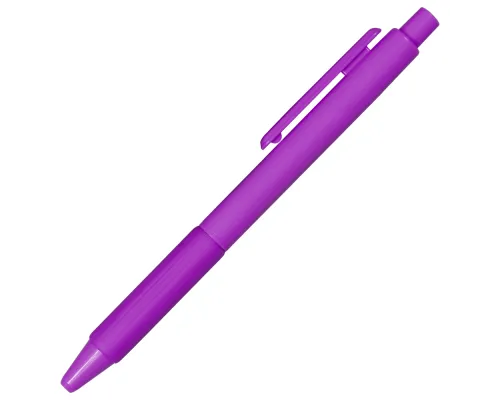 Ручка шариковая Flora Color с полугелиевым стержнем, фиолетовая