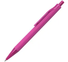 Ручка шариковая, пластиковая, софт тач, розовая, Monaco