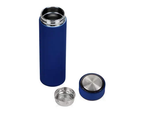 Термос Traveler вакуумный, стальной, 500 мл, матовый, темно-синий