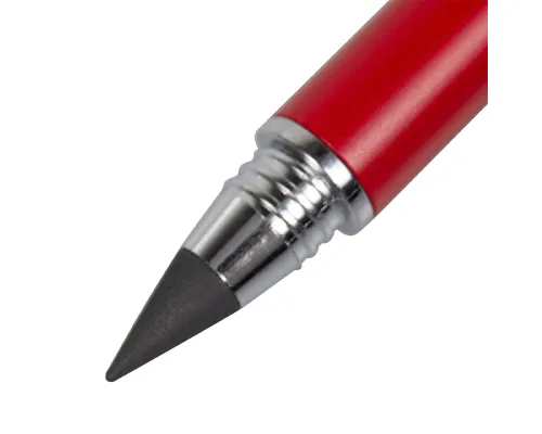 Ручка шариковая и вечный карандаш ETERNITY, металлическая, красная, матовая