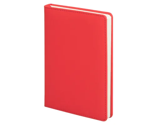 Ежедневник City Soft Touch Latte А5, недатированный, в твердой обложке с поролоном, красный