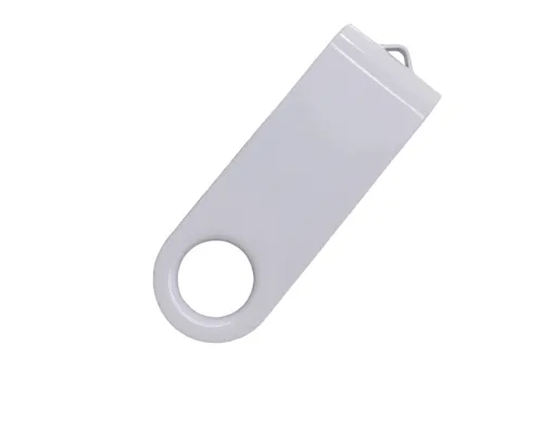 Скоба для флеш накопителя Twister, металл, белый