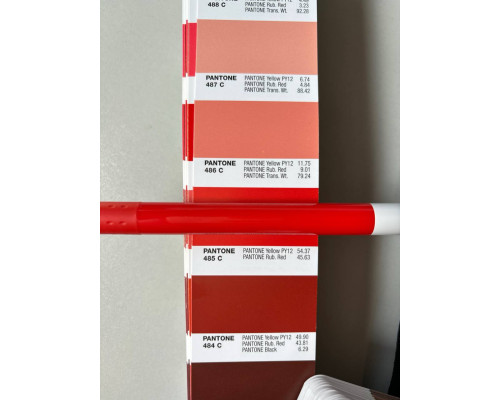 Ручка шариковая Alana Color, пластиковая, красная Ручка шариковая Alana Color, пластиковая, красная