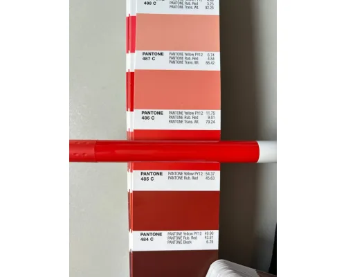 Ручка шариковая Alana Color, пластиковая, красная