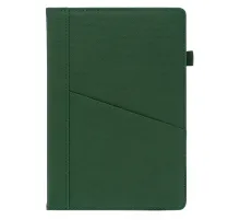 Ежедневник Smart Geneva Ostende А5, зеленый, недатированный, в твердой обложке с поролоном