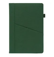 Ежедневник Smart Geneva Ostende А5, зеленый, недатированный, в твердой обложке с поролоном