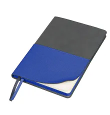 Ежедневник Flexy Smart Harbor Nuba Billy А5, темно-серый/синий, недатированный, в гибкой обложке
