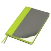 Ежедневник Flexy Viva Latte Sand Color A5, серый с салатовым, недатированный, в гибкой обложке