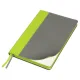 Ежедневник Flexy Viva Latte Sand Color A5, серый с салатовым, недатированный, в гибкой обложке