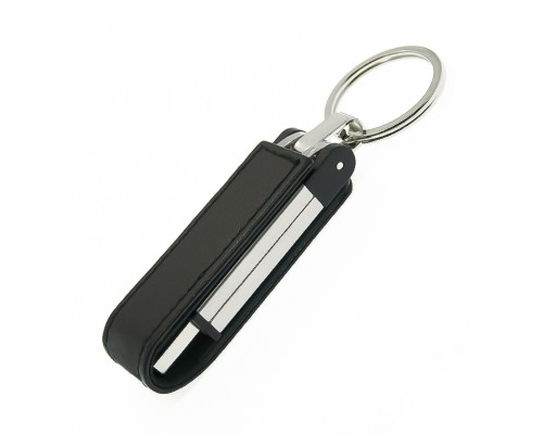Флеш накопитель USB 2.0 Verona в кожаном чехле 32GB, металл, черный/серебристый Флеш накопитель USB 2.0 Verona в кожаном чехле 32GB, металл, черный/серебристый